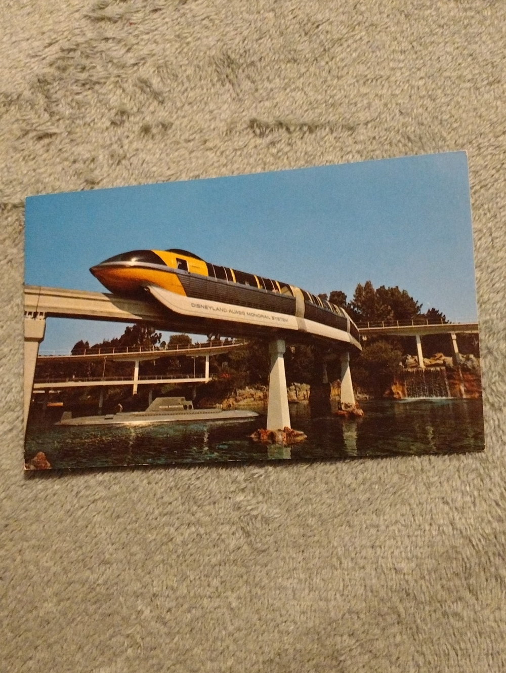 3/$15 - Vintage Disney Monorail Post Card In The 70s